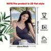 Hisun Tin Sign HD Metal Tin Sign Elegant Asian Beauty In Dark Blue Slip Dress At Beach Cafe Wall Art Retro Metal Plaque for Home Decor X Inc