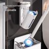 Xihe Disposable Wall-Mounted Toilet Brush Kit