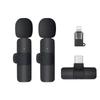 Portable Wireless Lavalier Microphone for Audio & Video Recording – Mini K1