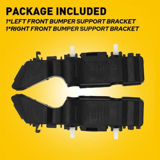 Left+Right Bumper Support Bracket For 2012-17 2013 2014 2015 2016 Hyundai Accent