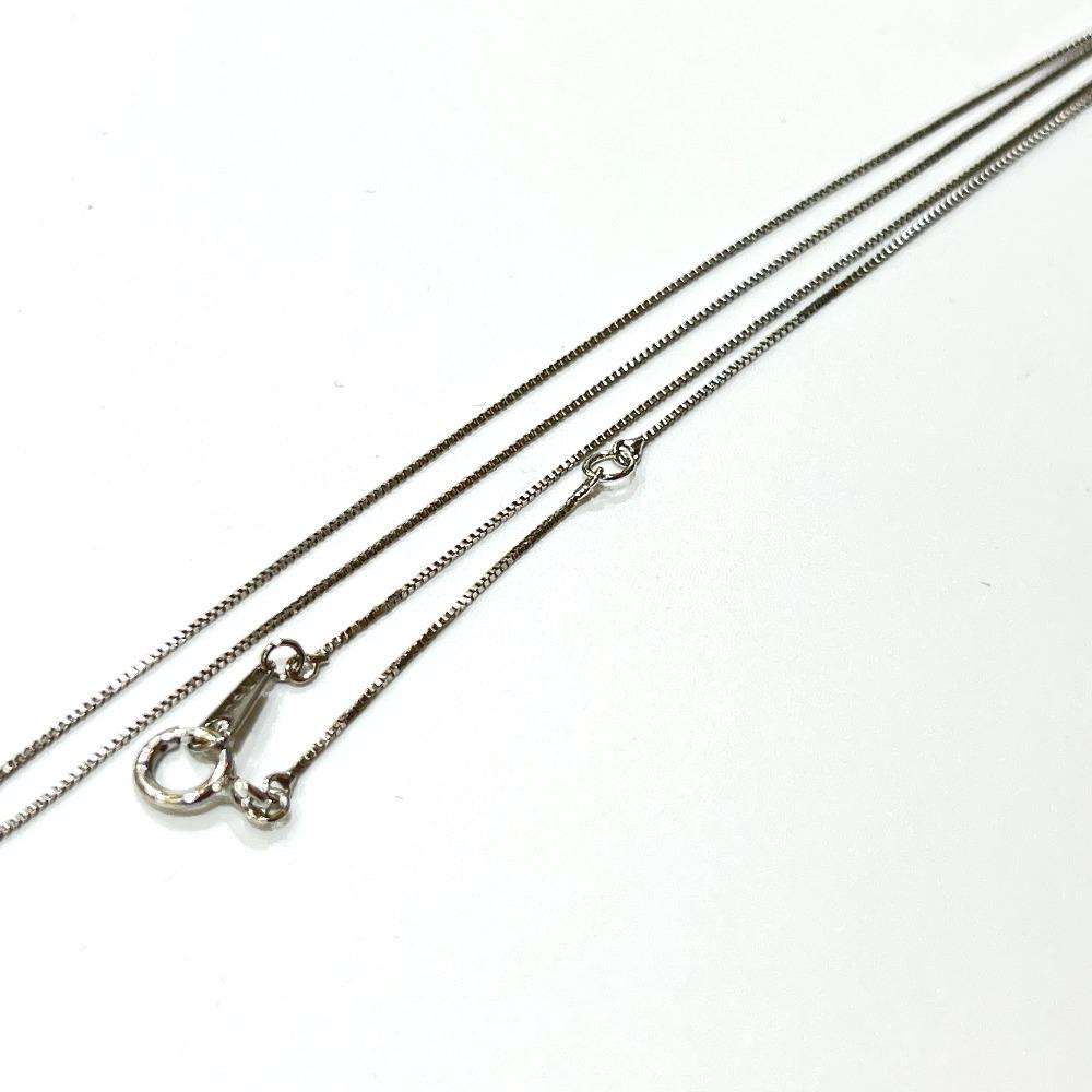 Schmuck K18WG D0.20ct 1P Diamant K18 Diamant-Halskette K18WG Silber