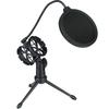3.5mm/USB Condenser Wired Microphone for PC Laptop Gaming Podcast Studio Professional Anti-Blowout Desktop Microphone