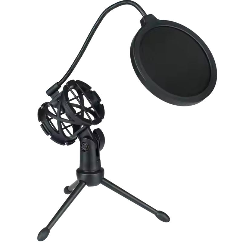 3.5mm/USB Condenser Wired Microphone for PC Laptop Gaming Podcast Studio Professional Anti-Blowout Desktop Microphone