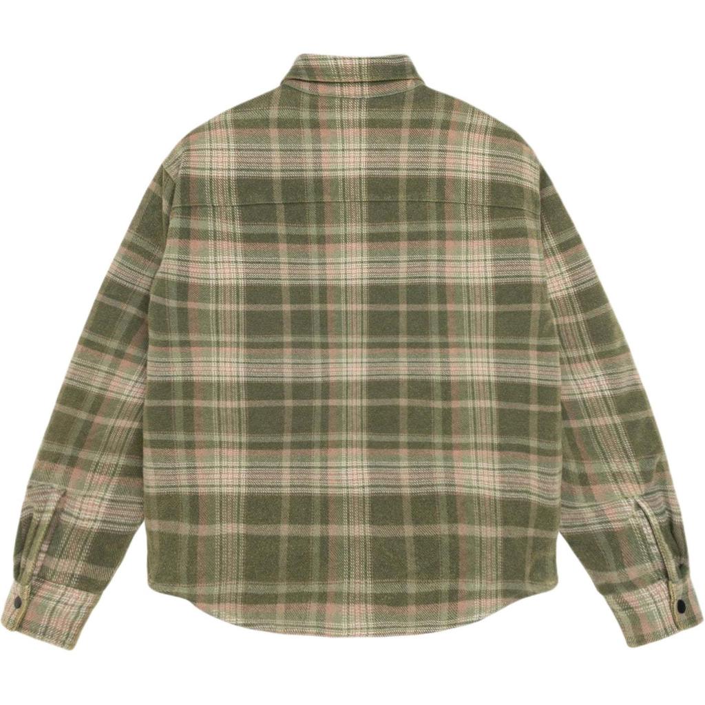 Stussy FW24 HEAVY WASHED PLAID SHIRT logo Unisex 1110339