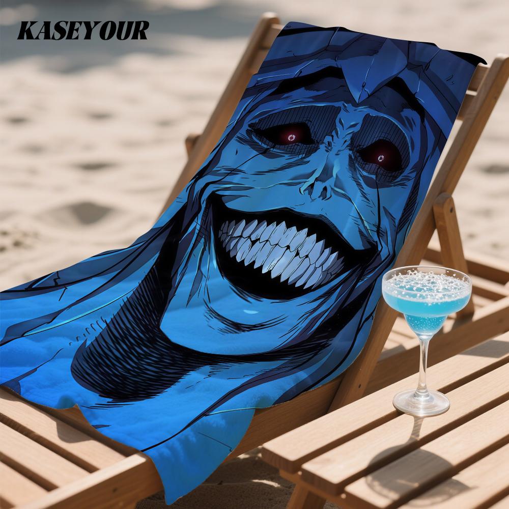 Anime S-solo leveling Quick Drying Bath Towel Microfiber beach towel light weight swimming camping yoga beach out