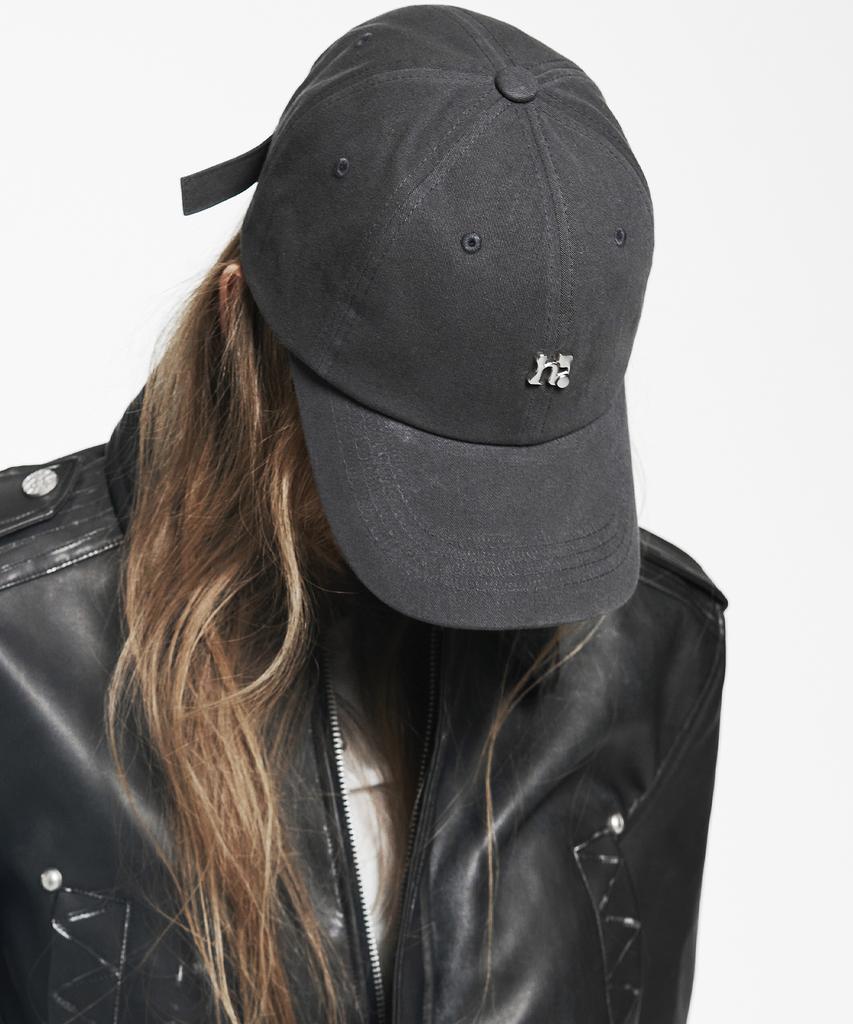 HOLYNUMBER7 Holy Symbol Small Logo Ball Cap_Charcoal