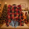 Women's Christmas Print Lightweight Knit Sweater Casual Long Sleeve Pullover Top
