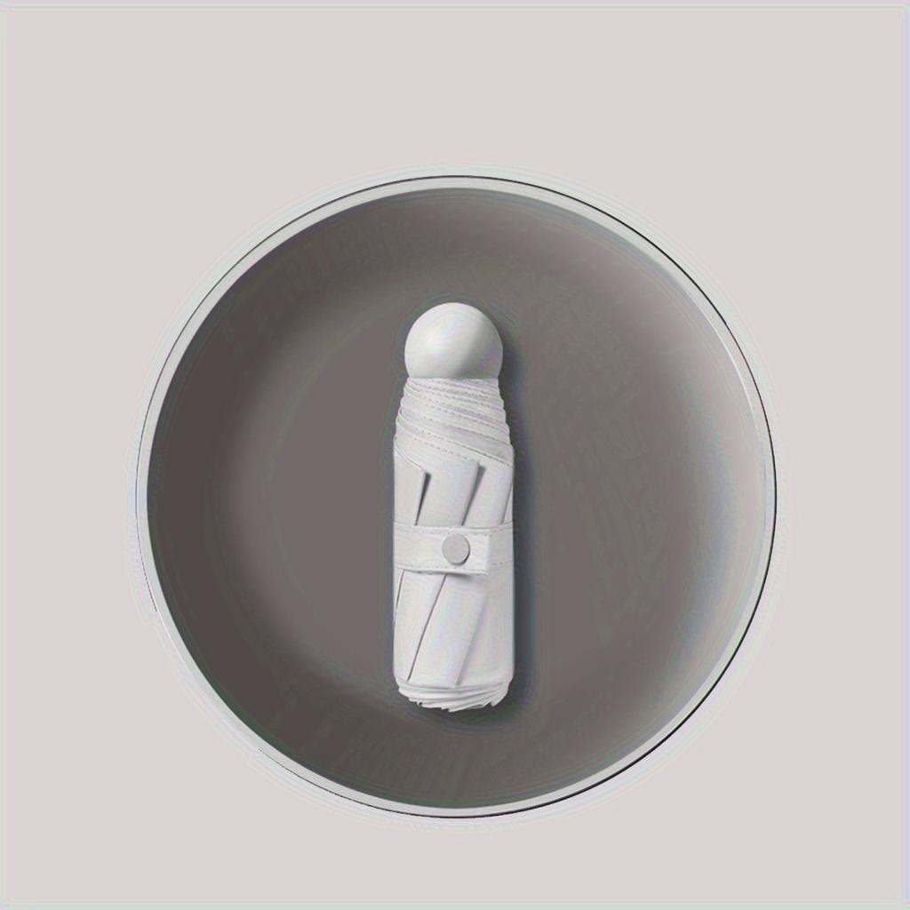 Mini Cute Capsule Umbrella - Ultra-Lightweight, Sun-Protective, UV-Resistant, Foldable, Portable, Rain or Shade, Casual Style, Fashion Accessory