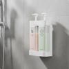Shampoo and Conditioner Dispenser Punch Installation WallMounted Double Soap Large