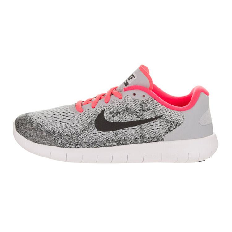 Nike Free RN 2017 GS  Wolf Grey Pink  904258-001 38.5