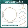 304 Stainless Steel Hoop Earring Findings Wine Glass Charms Findings Golden & Stainless Steel Color 21 Gauge 25x0.7mm 2 Colors 40pcs/color 80pcs/box
