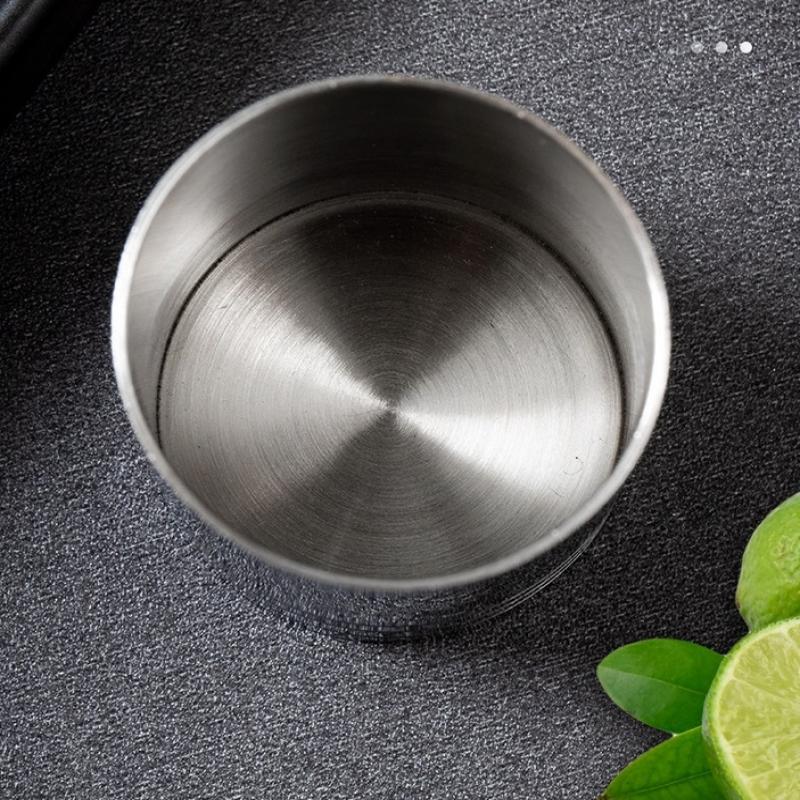 25/35/50Ml Stainless Steel Measuring Cup Cylindrical Cocktail Ounce Jigger Wine Drink Measurer Bartending Bottle Bar Accessory