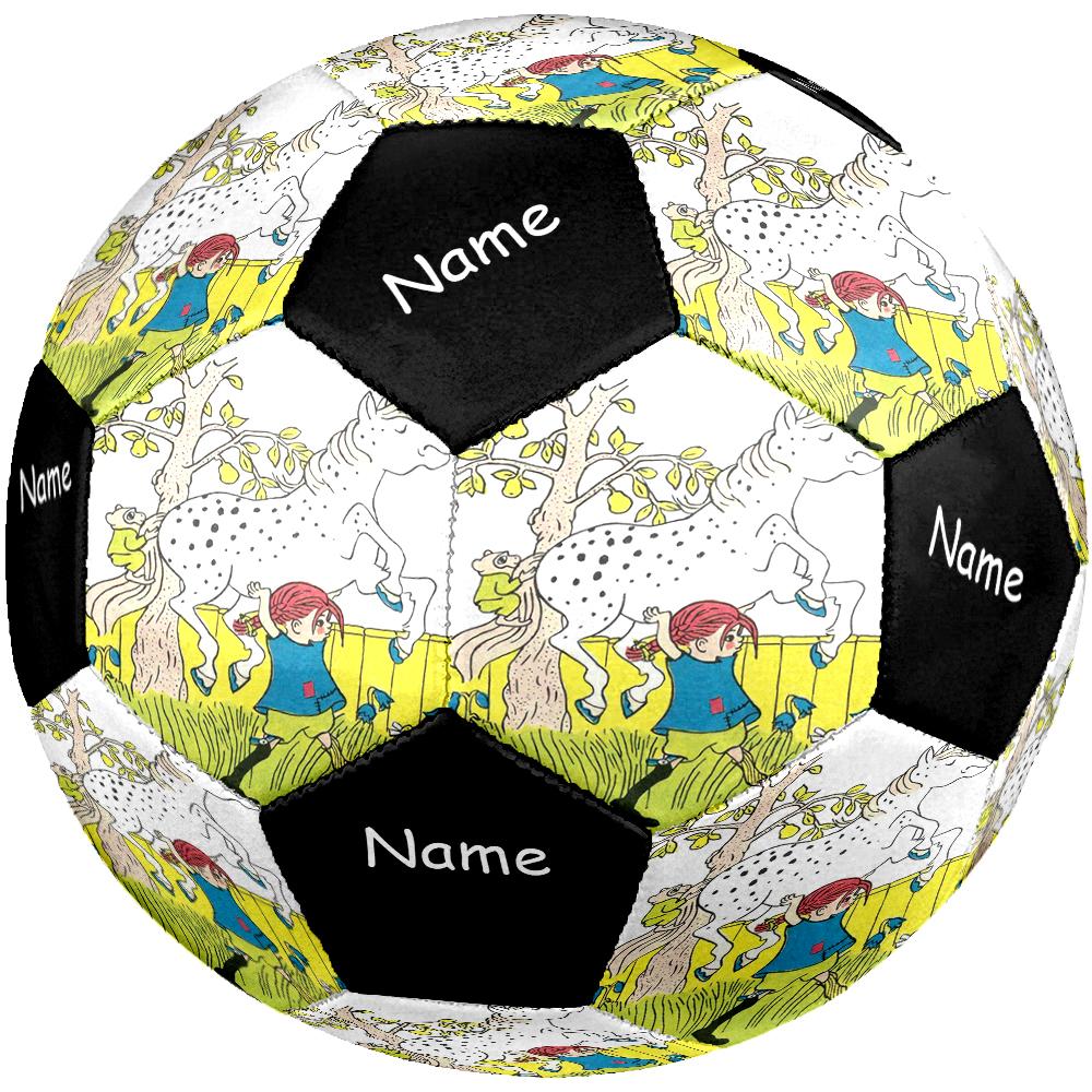 Custom Name Pippi Longstocking Theme Size 5 Soccer Ball, Suitable for Both Indoor and Outdoor Matches, a Gift Suitable for Everyone.