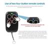 Plastic Copy Remote Control Four Button Remote Controller  Garage Door Retractable Door