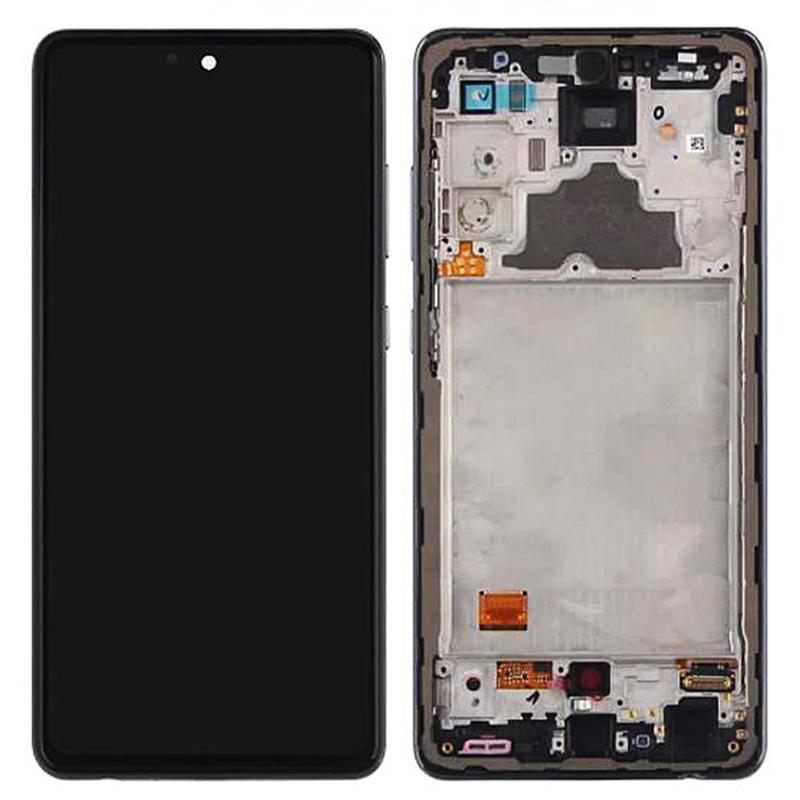 

For Samsung Galaxy A72 4G A725 Grade S AMOLED Screen and Digitizer Assembly+Frame Part (without Logo) Black