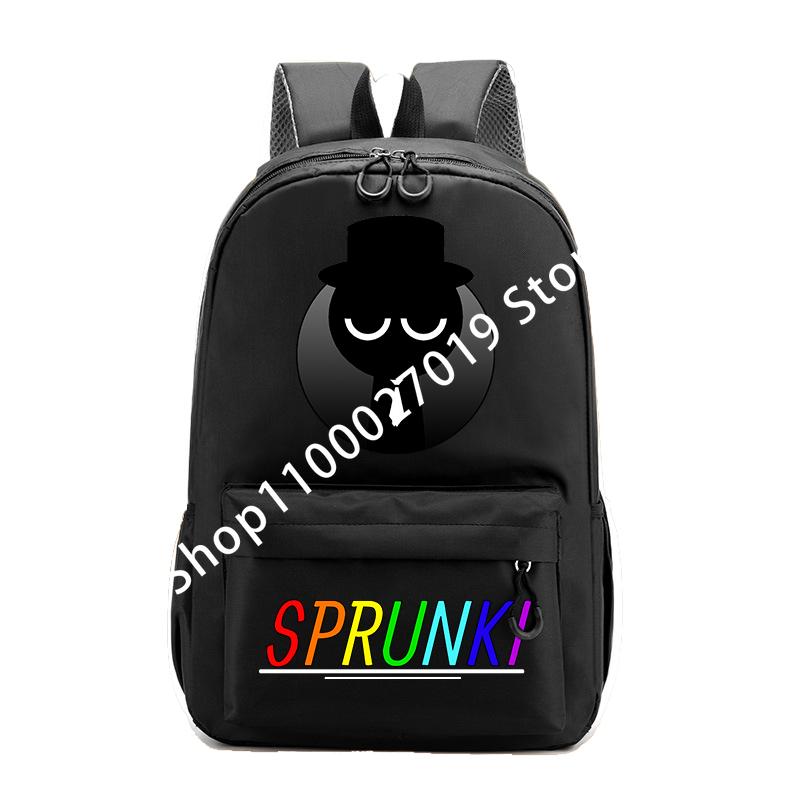 Sprunkis Rugzak Jongens Meisjes Kind Cartoon Anime Rugzak Ademend Schattige Student Schooltas Slijtvaste Canvas Tas Kinderen Cadeaus