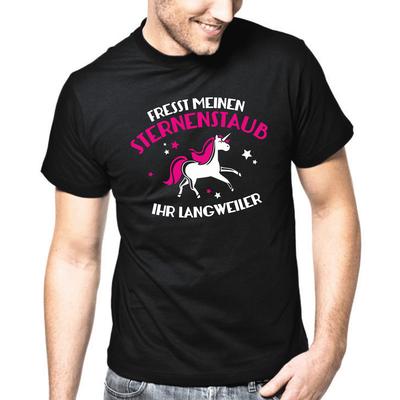 Fresst Meinen Sternenstaub Ihr Langweiligen Einhörner Lustige Sprüche T-Shirt