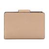 Coach Corner Zip 13 Solid Color Morandi Series Cross Grain Leather Coin Purse Card Holder Wallet Women Wallet Oatmeal 6390-IMTAU