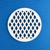1PC Diameter 44 67 96 102 148 200mm Circular Screen Drainage Filter PVC Floor Drain Filter Screen PVC Grid Cover Plate