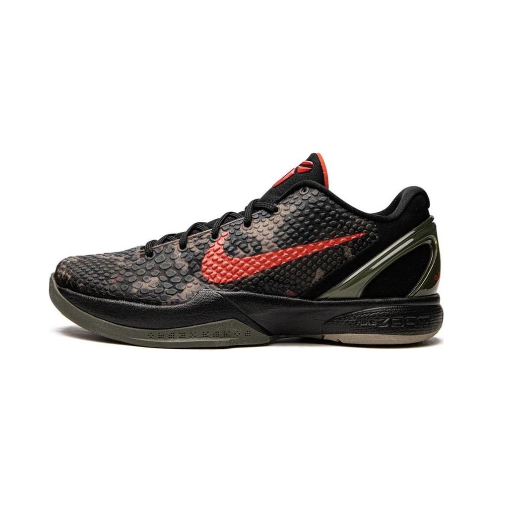 Nike Zoom Kobe 6 Basketball Shoes Unisex Low Top Black/Purple/Pink FQ3546-001(Team258-)