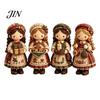 Fabric Craft Kit Patchwork Girl DIY Kit, 3D Doll Sewing Set with Pre-Cut Small World Thread Needles, Cute for Home Decor Handmade Gift