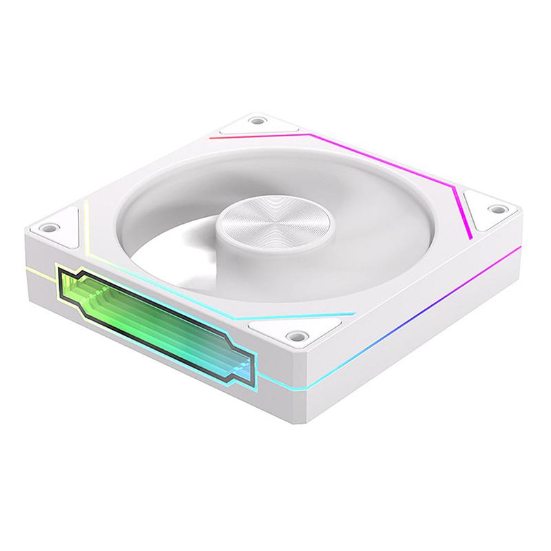 12Cm Argb 4 Pin Computer Case Fan Quiet Cooling 12V Large Air Volume 800-1600Rpm For Desktop Gaming Pc Build