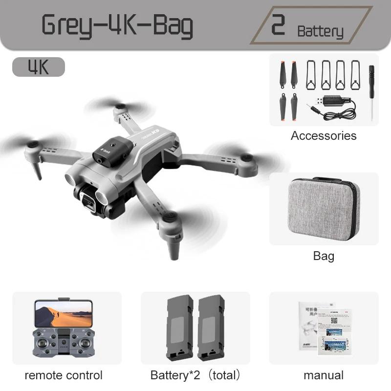 2024 NEW K9 PRO Mini Drone Professional 4K HD Camera Optical Flow Localization Four-way Obstacle Avoidance Quadcopter Toys Gifts