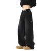 American High Street Trendy Brand Big Pocket Tooling Jeans Men's Trend Loose Wide Leg Drape Straight Trousers Men