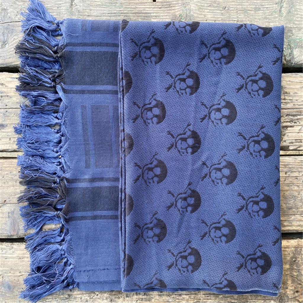 Religious Male Shemagh Scarf Arab Scarf Outdoor Tactically Turban Multi Purpose Head Wrap Cycling Dustproof Kerchief