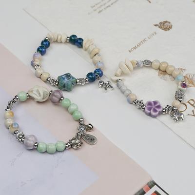 Manufacturer's Supply, Ethnic Style Bracelet, New Ceramic Jewelry, Street Stall Live Broadcast Direct Supply