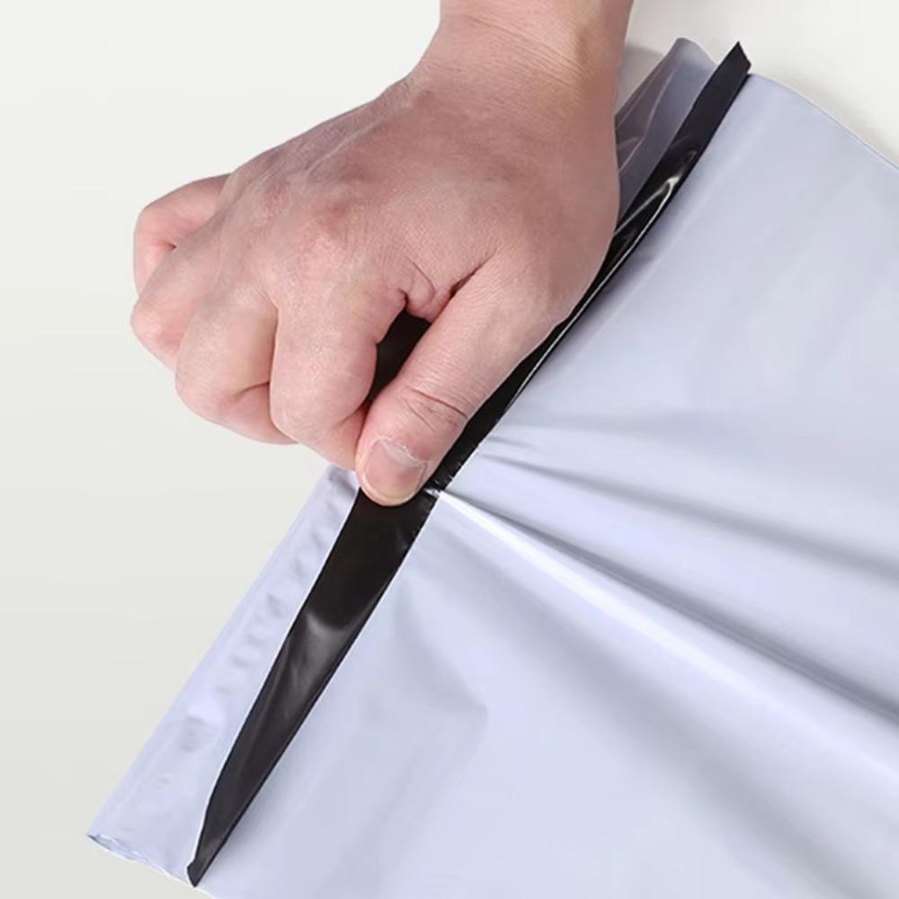 100pcs Waterproof Packaging Bag Sealing Sealed Express Mail Bag For Transportation Mailing