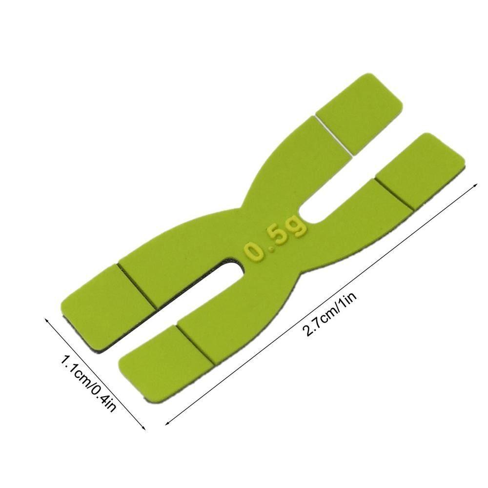 H-formede 0,5 g rackethodestrimler Pickleball blytape Badmintonracket vekttape