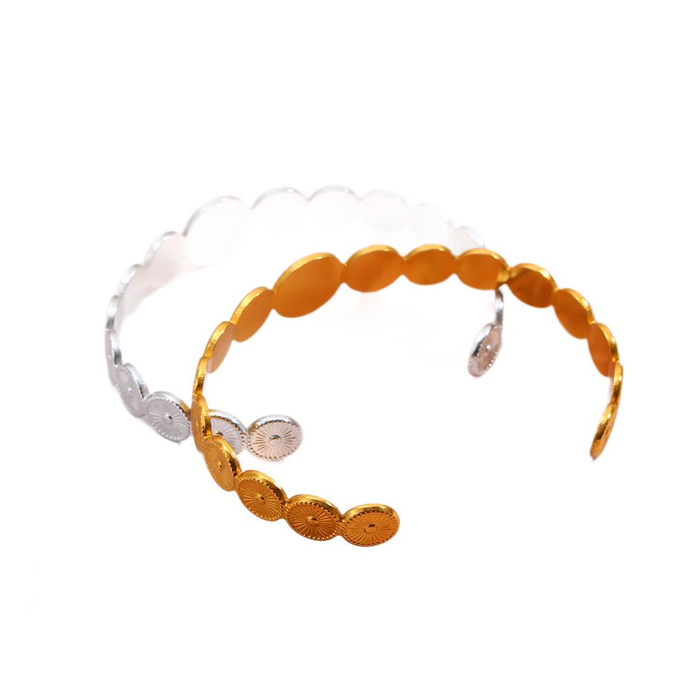 Aluminum Non-Fading Fashionable Metal Bracelet - Elegant Ins Style, Simple and Light Luxury Design