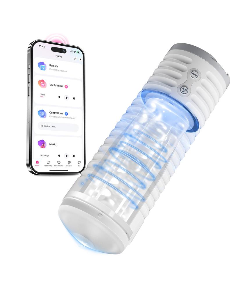 LOVENSE MAX2 Electric Masturbator Masturbator Compatible with Sex Smartphone Cooperation Music Cooperation Unlimited Number of Patterns Can Be Used