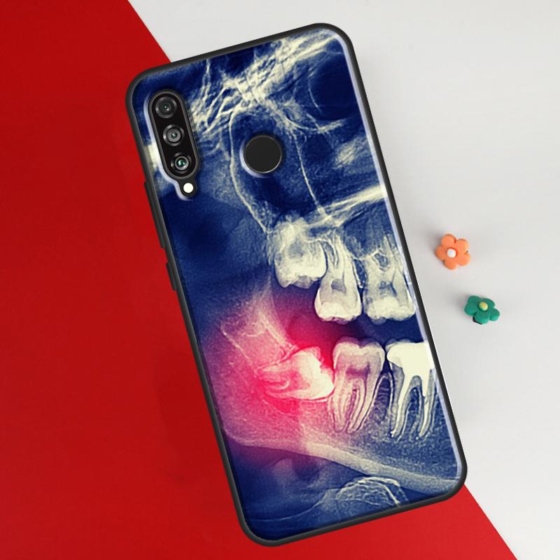 Husă cu Model Dinte de Dentist Pentru Huawei P30 Pro P50 P20 P40 Lite P Smart 2021 Nova 5T Huse Pentru Honor 50 8X 10i