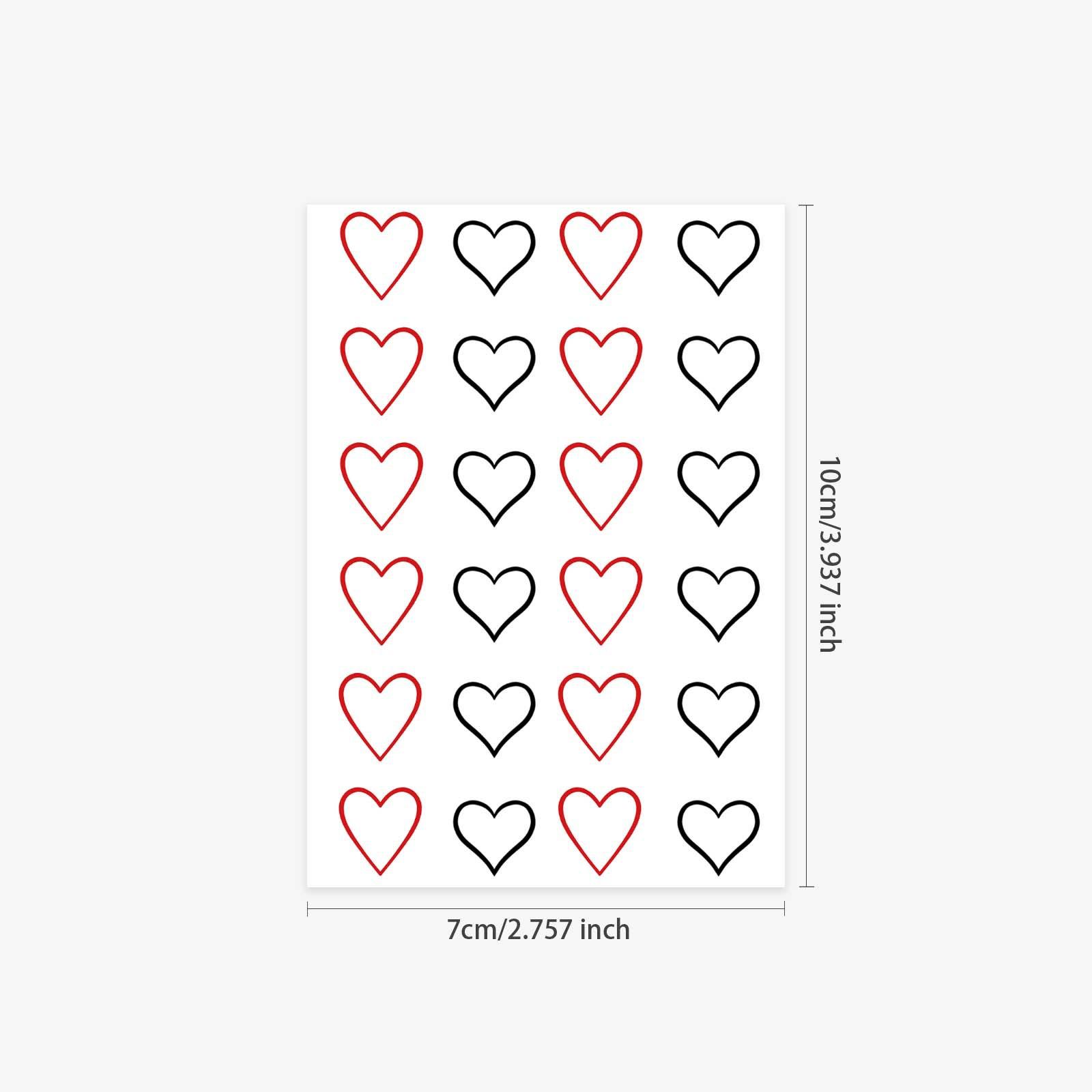 Butterfly Cat Claw Wicker Puppy Flower Love Star Line Small Picture Finger Tattoo Sticker CX-1972