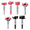 35mm Professional Double-Edge Hinge Hole Opener with Round & Hex Shank, Alloy Depth Stop