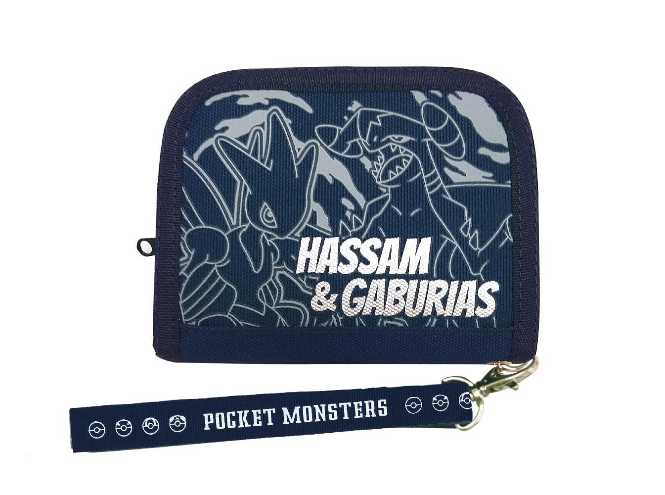 

Pokemon Scizor Garchomp Круглый кошелек Темно-синий 3982 & [PM NVY]