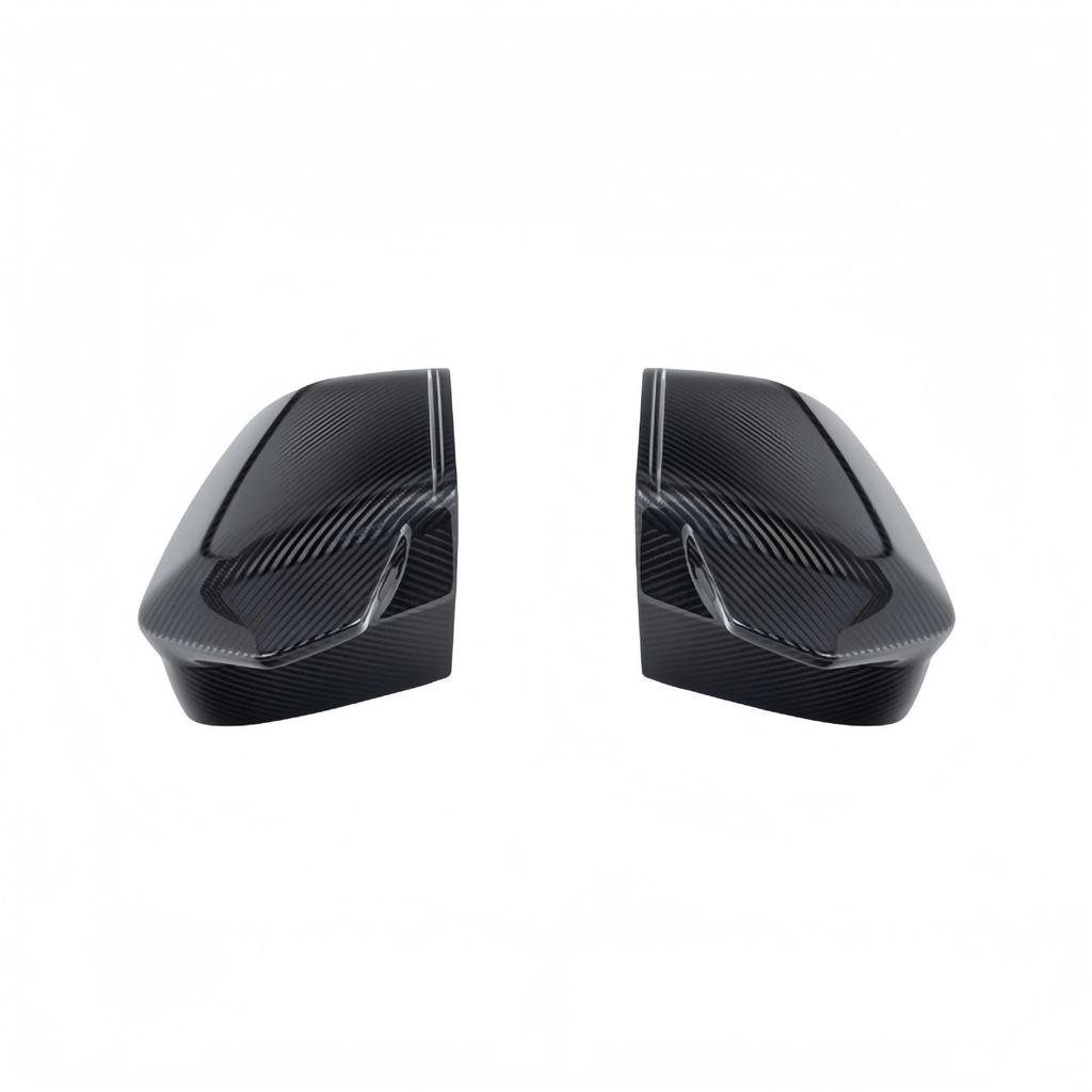 Bullhorn Rearview Mirror Cover for BMW 5 Series G60/G61/G68 & 7 Series G70 In Modified Dry Carbon Fiber.