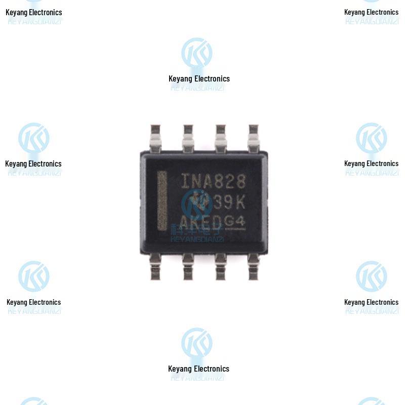 New INA828IDR Low-Power Precision Instrumentation Amplifier IC, SOIC-8