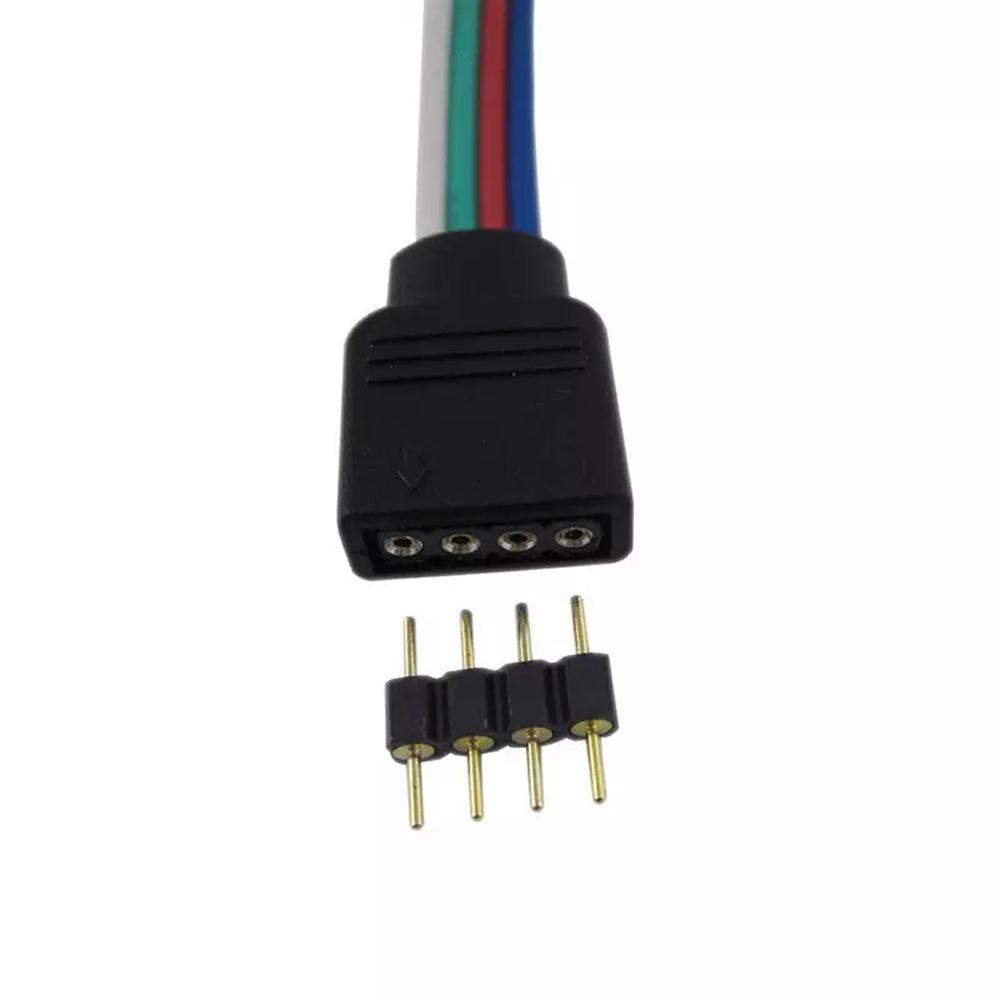 LED Strip Lamp RGB Connector 4Pin Needle LED Adapter RGBW Connector LED Connector Led Strip Light
