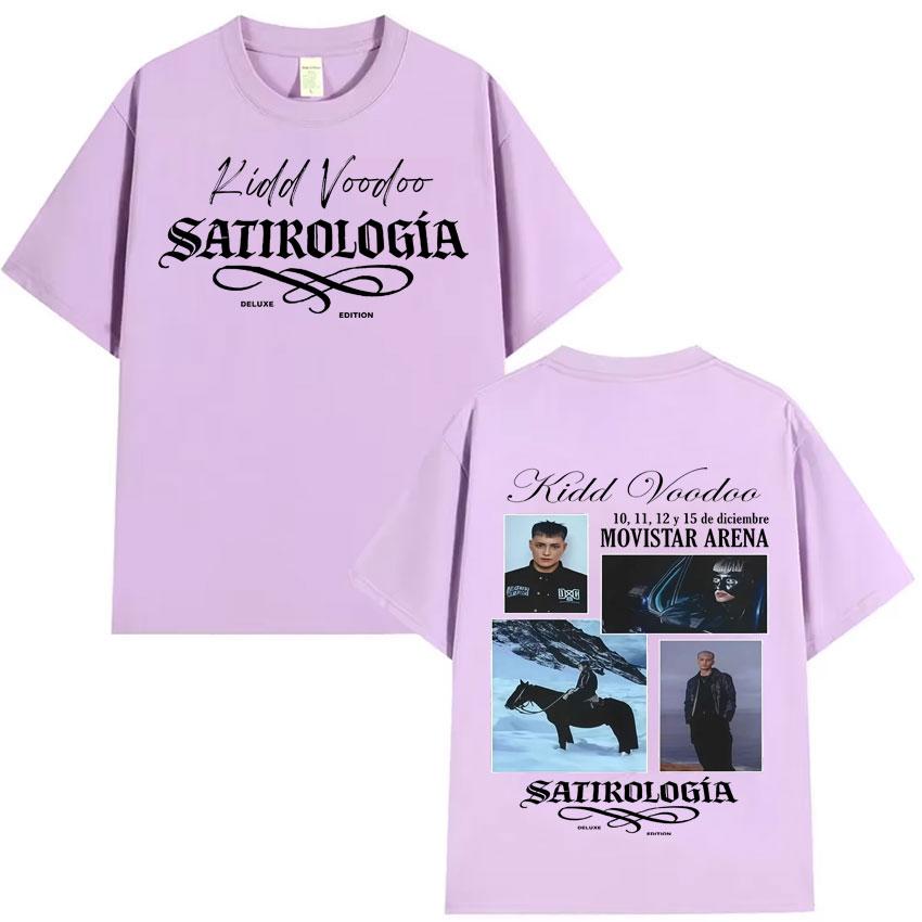 Kidd Voodoo Satiro Tour 2025 Fashion Oversized Tee Shirts Summer Mens Women Clothing Harajuku Crewneck Cotton Tshirt Teenagers