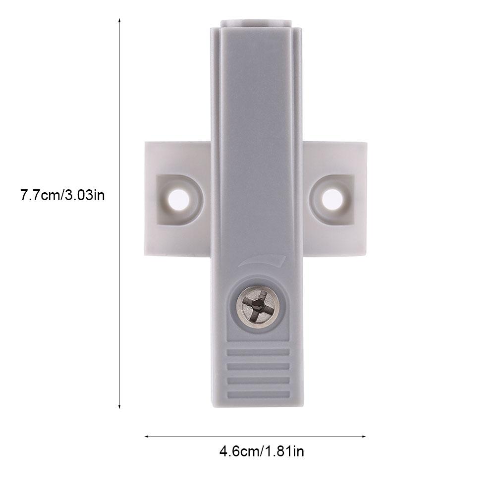 Cupboard Drawer Cabinet Door Latch Push To Open System Damper Buffer Catch No Handle Gray Color