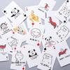 Iosn Cartas de Baralho Emoticon de Cachorrinho Fofo Extra Grande (4 pacotes)