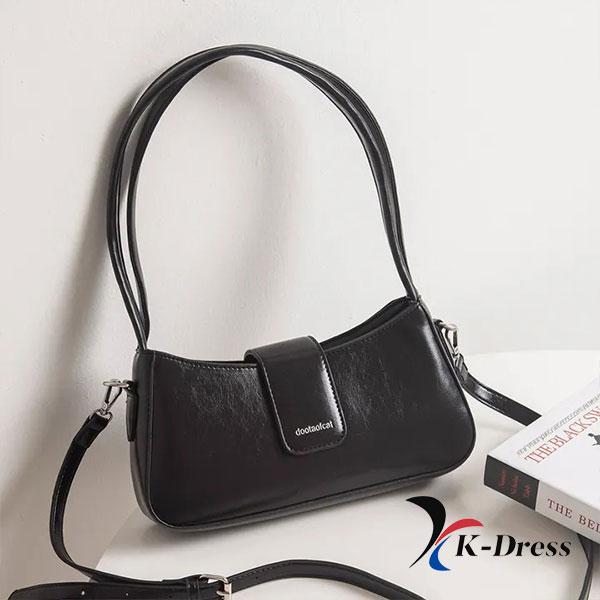 Square Baguette Glossy Shoulder Bag (3 Colors) Basic Type