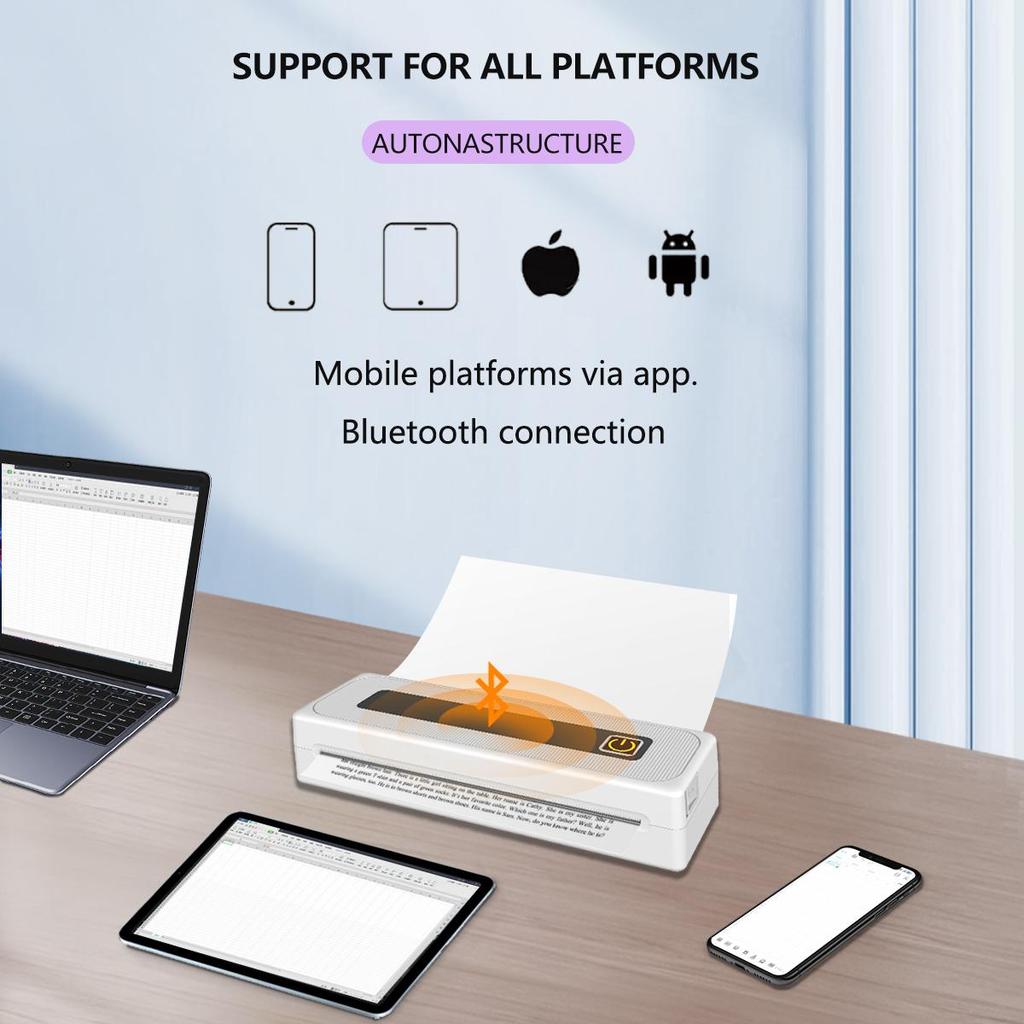 Tragbarer Mini-Fotodrucker ohne Tinte