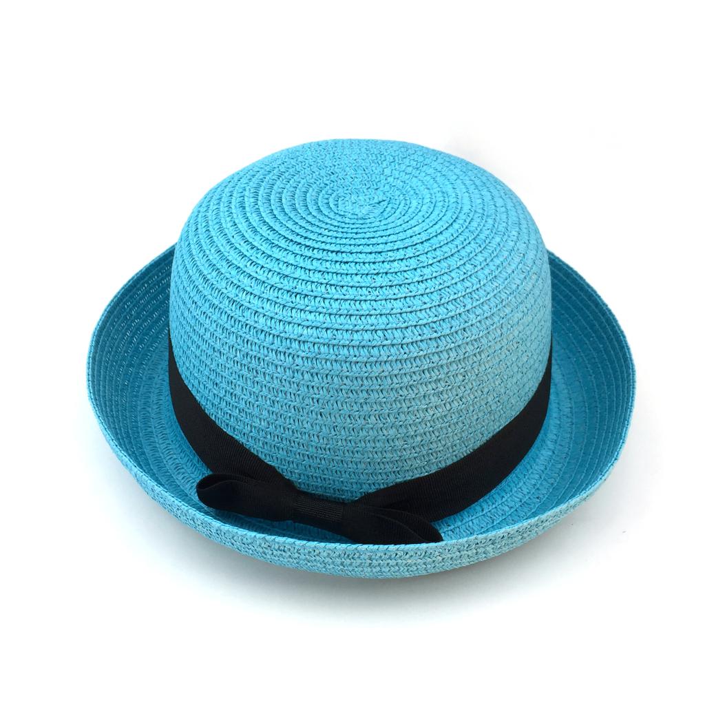 Parent-child Bowknot Children Breathable Hat Straw Hat Kids Hat Boy Girls Cap Summer Outdoor Beach Sunhat Suit Panamanian style