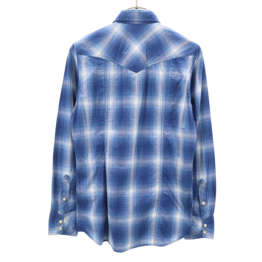 RESOUND CLOTHING Made In Japan Check Pattern Long Sleeve Western Shirt 1 Men's Used