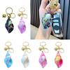 Elegant Conch Keychain Pendant Keyrings Unique Key Ornament for Key Handbags