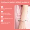 24-panel Christmas DIY Bracelet And Necklace Box, Festive Atmosphere, Fun And Creative Small Jewelry Set.